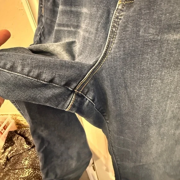 Democracy Dark Blue Straight Leg Jeans - Picture 4 of 4